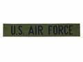 Parche original de cinta para el pecho de la Fuerza Aérea Militar de EE. UU., Insignia del excedente del ejército