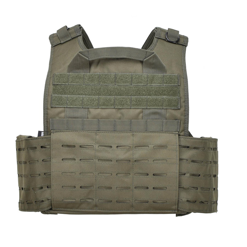 Mil-Tec láser cortado portador de placa modular táctica de combate táctico molle oliva