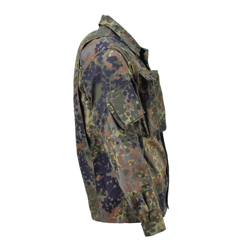 Tacgear Brand German Military Field Jacket Commando Tropas Flecktarn Camo