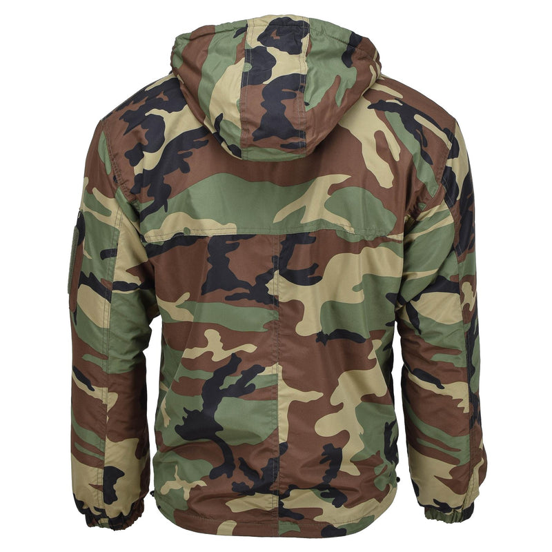 MIL-TEC Jacket de combate militar alemán Winter Woodland a prueba de viento alineado nuevo