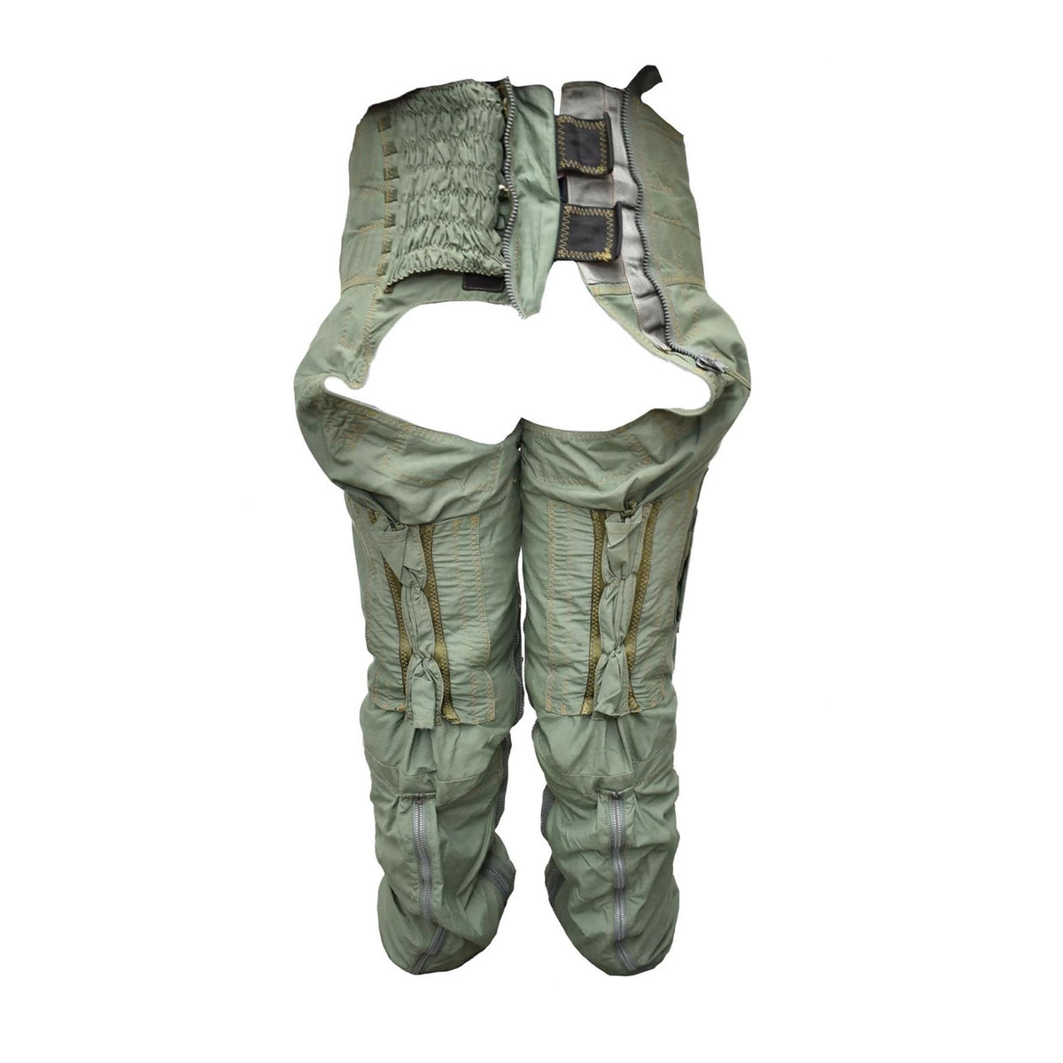 Pantalones de vuelo Anti-G de cobertura total del ejército británico original Verde oliva