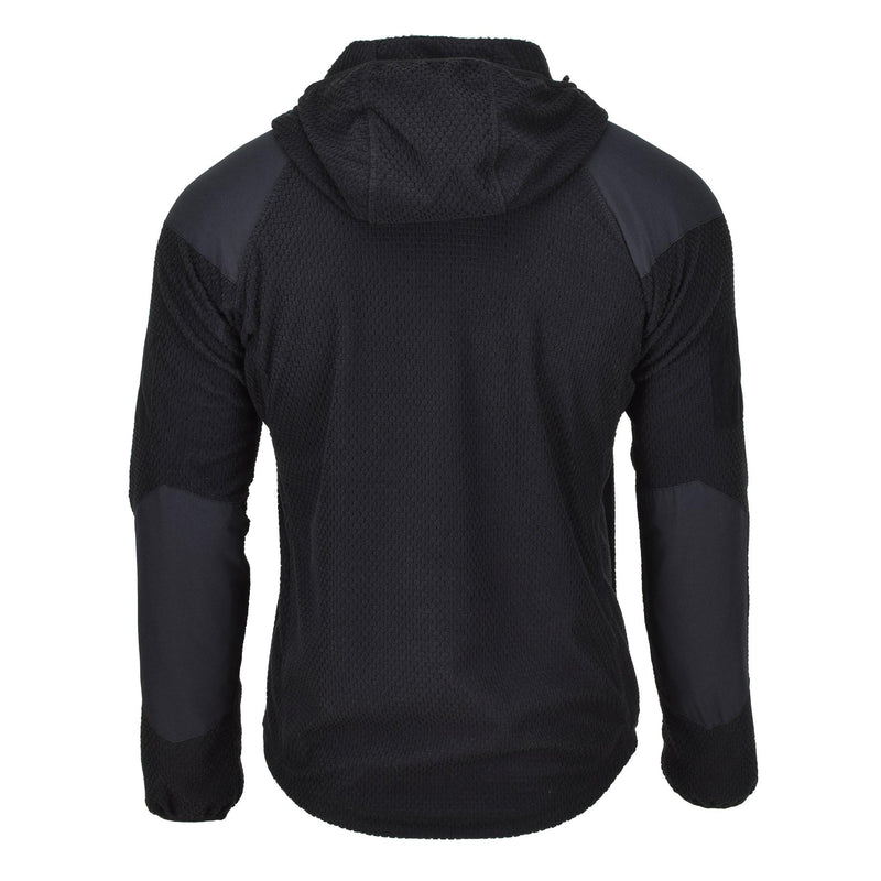 BLOCHL Brand Estilo militar Jacket térmica Flana Capilla reforzada negra nueva