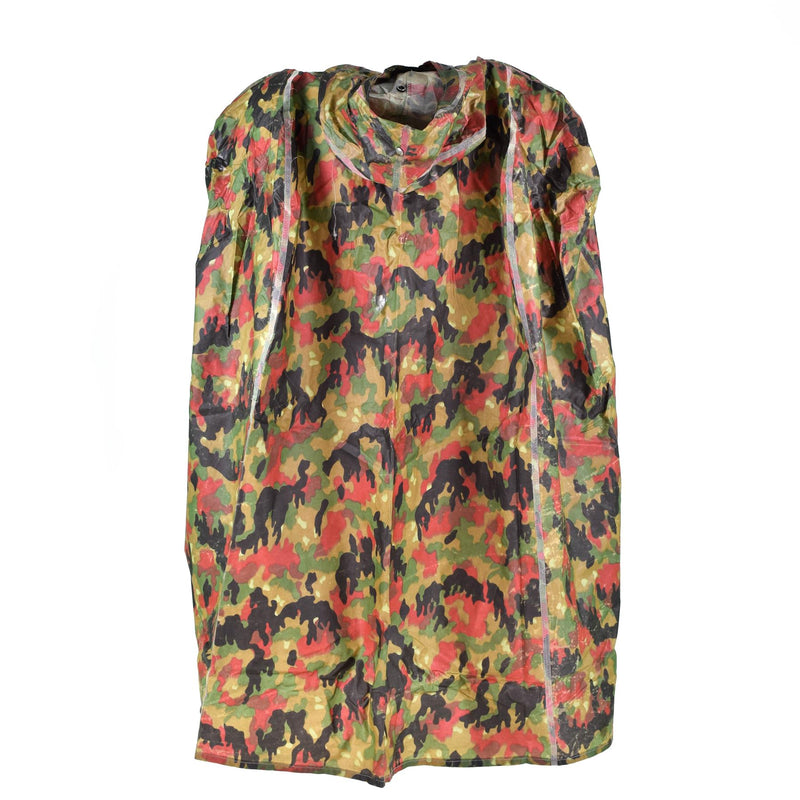 Tropas originales del ejército suizo CAMO Tactical Poncho Poncho Alpenflage Patrón