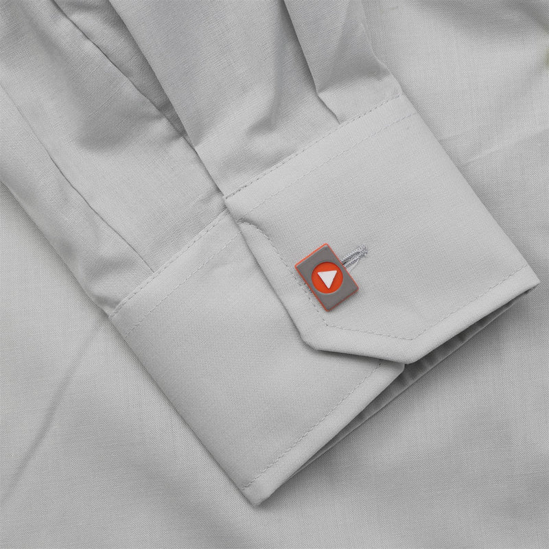 Camisas clásicas del ejército austriaco original uniforme de manga larga gris nuevo nuevo