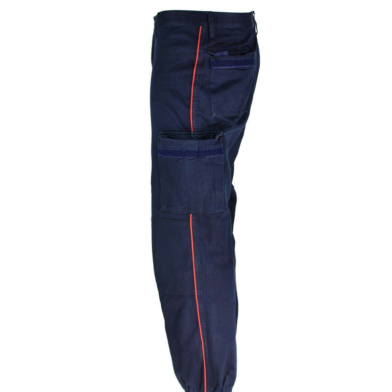 Policía italiana original Carabinieri pantalones azules de pantalones azules policías
