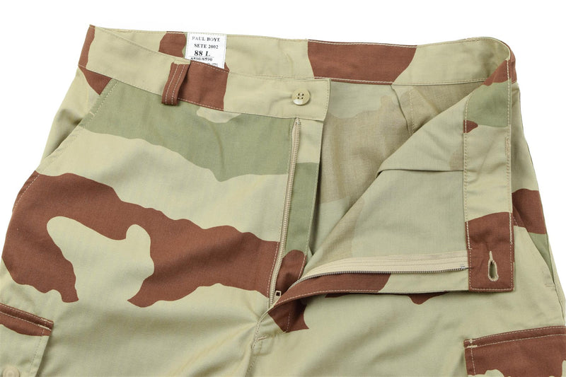 Pantalones del ejército francés genuino F2 Combate Desert Camo Francia pantalones militares Nuevos