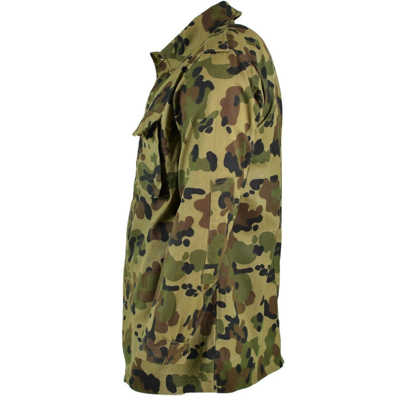 Genial genuina del ejército rumano Jacket Military BDU M93 CAMO Leaf Combate militar