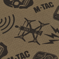 M-TAC Micropolar para el cuello Patrón de drones Bufanda táctica para exteriores Bronceado