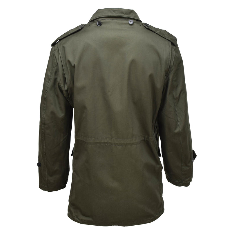 Jaqueta de uniforme de campo M65 de griego M65 original PARAPLUS Ejército de oliva parka nueva