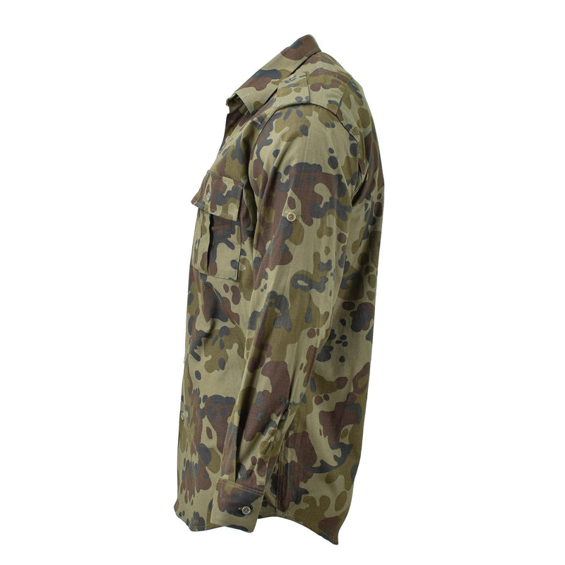Camisas militares rumanas originales Uniformes de campo liviano M94 Mozaic Camo