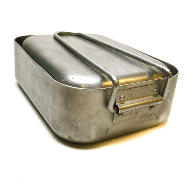 Original del ejército holandés Mess de aluminio Tins Mess Kit Cooker Military Bushcraft Gear