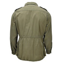 Chaqueta de campo original del ejército canadiense Algodón Excedente militar Verde oliva