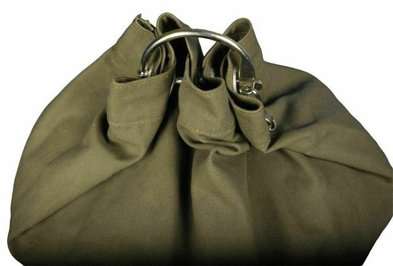 Genuino bolso de lona del ejército alemán del ejército w correas de hombro