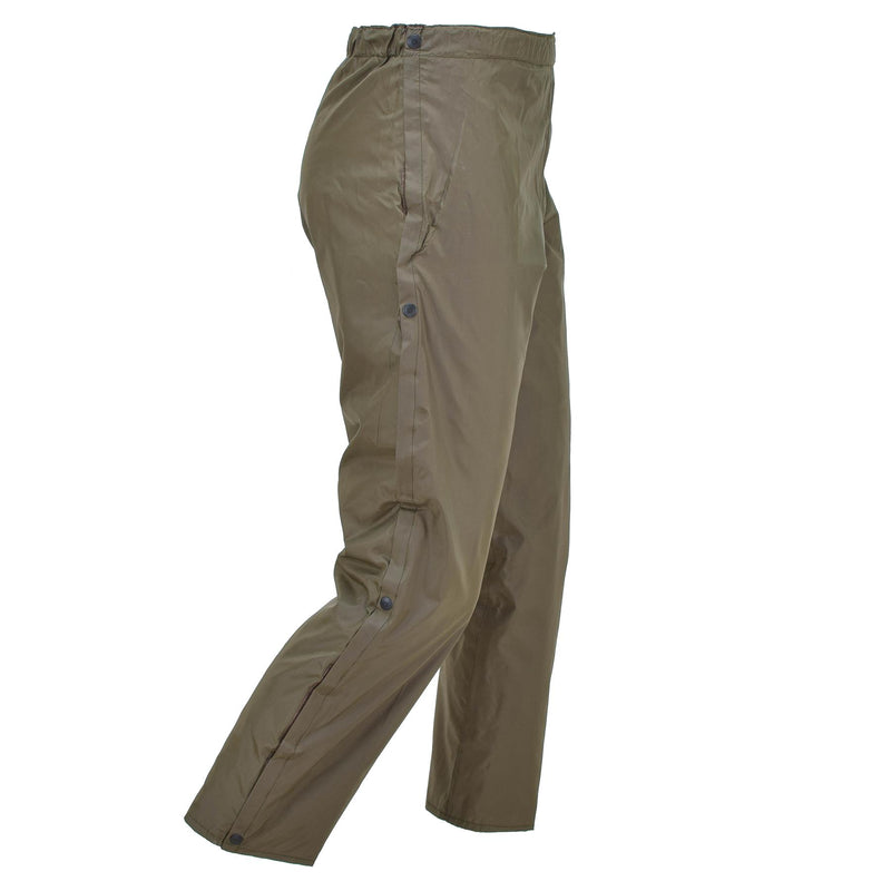 Fuerzas aéreas militares italianas genuinas pantalones de lluvia forrados de pantalones impermeables