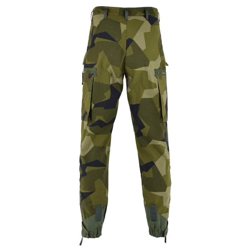 Pantalones militares suecos M90 Splinter Splinter Camuflaje Combate Combate Bdu Bdu