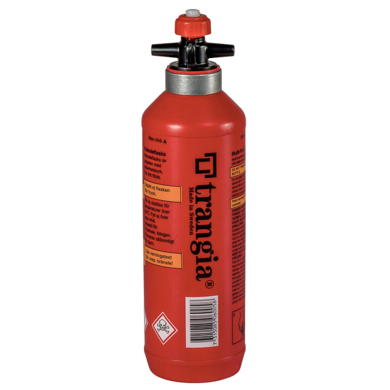Trangia Liquid Fuel Bottle Quemador de gasolina Frasco de polietileno al aire libre acampando rojo