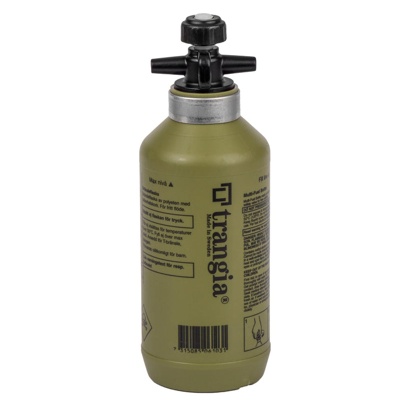 Botella de combustible líquido de Trangia Quemador de gasolina de polietileno Oliva de senderismo al aire libre