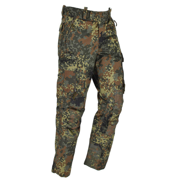 Leo Kohler Sniper Pantalones tácticos Tropas Fuerzas Fuerzas Rip-Stop Flecktarn Camo