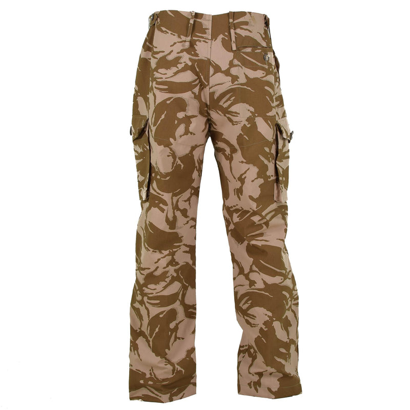 Pantalones del ejército británico original Las tropas de campo de DP del desierto combaten los pantalones de BDU a prueba de viento