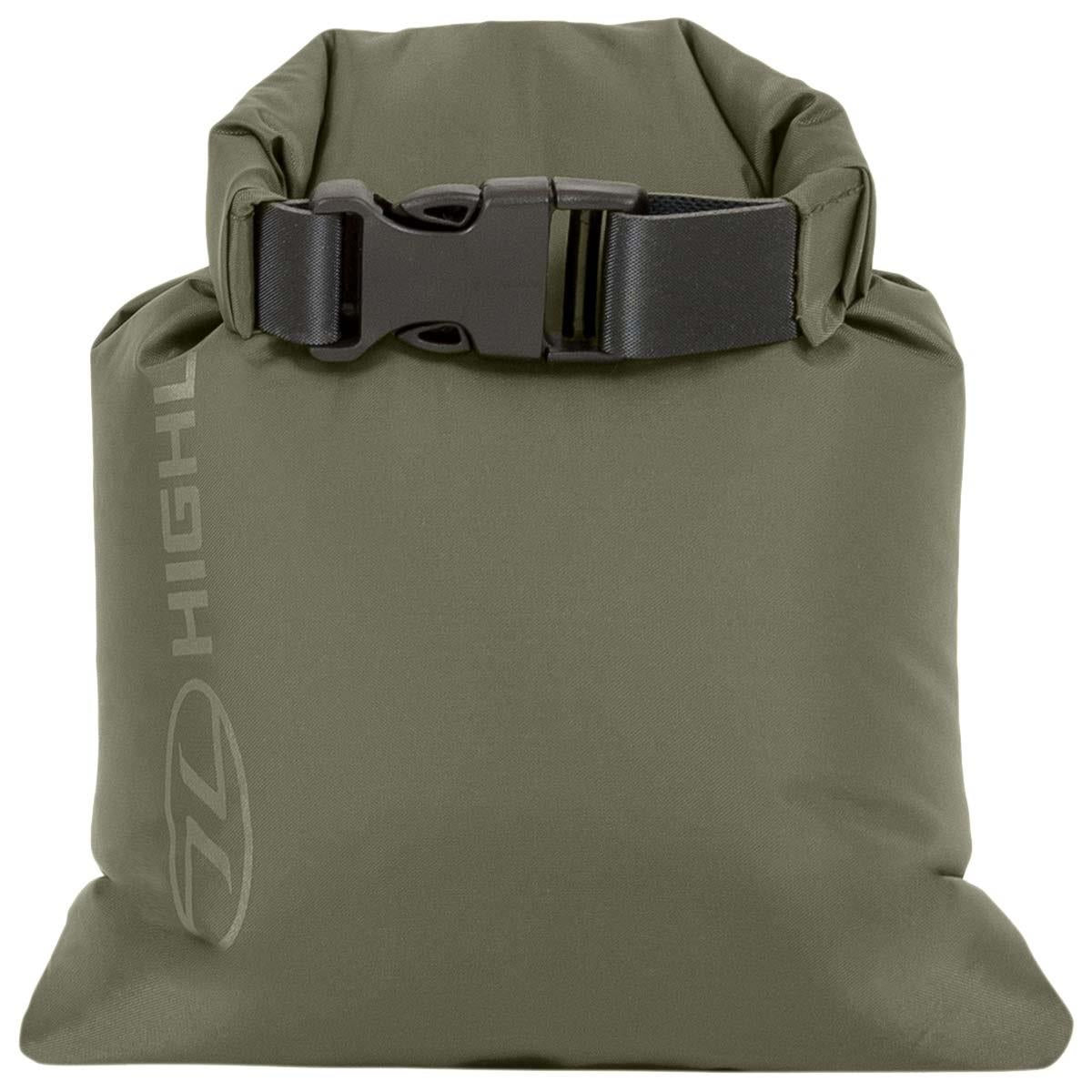 Bolsas impermeables militares escocesas originales, 1 L – 40 L, parte superior enrollable, hebilla de liberación rápida, color verde oliva