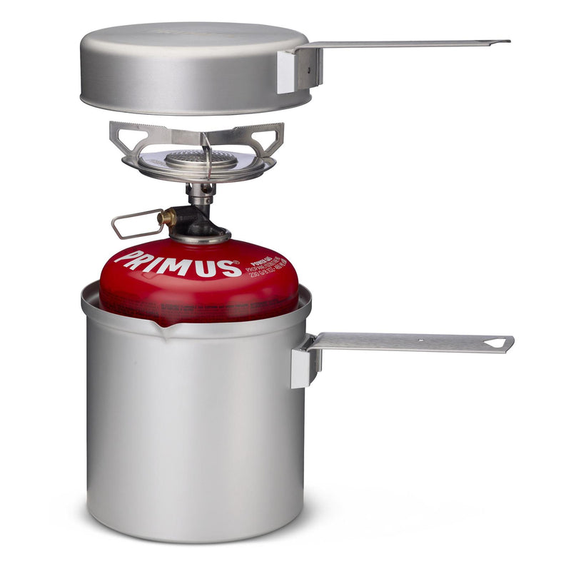 PRIMUS ESENCIAL TRATO KIT STOVE SET LIGE CAMPING COMINACIÓN POTA 1L