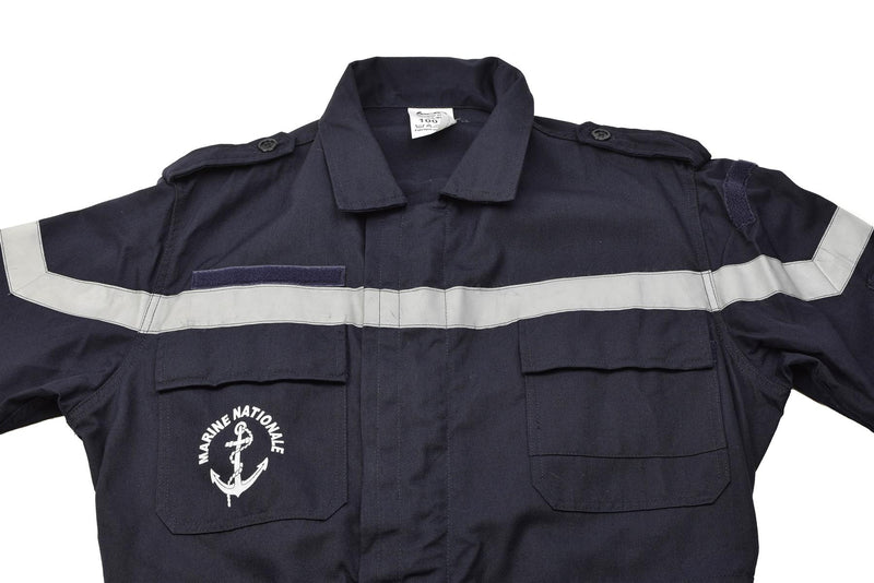 Genuino azul marino francés cubierta de marina termostable mono sólido azul oscuro nuevo