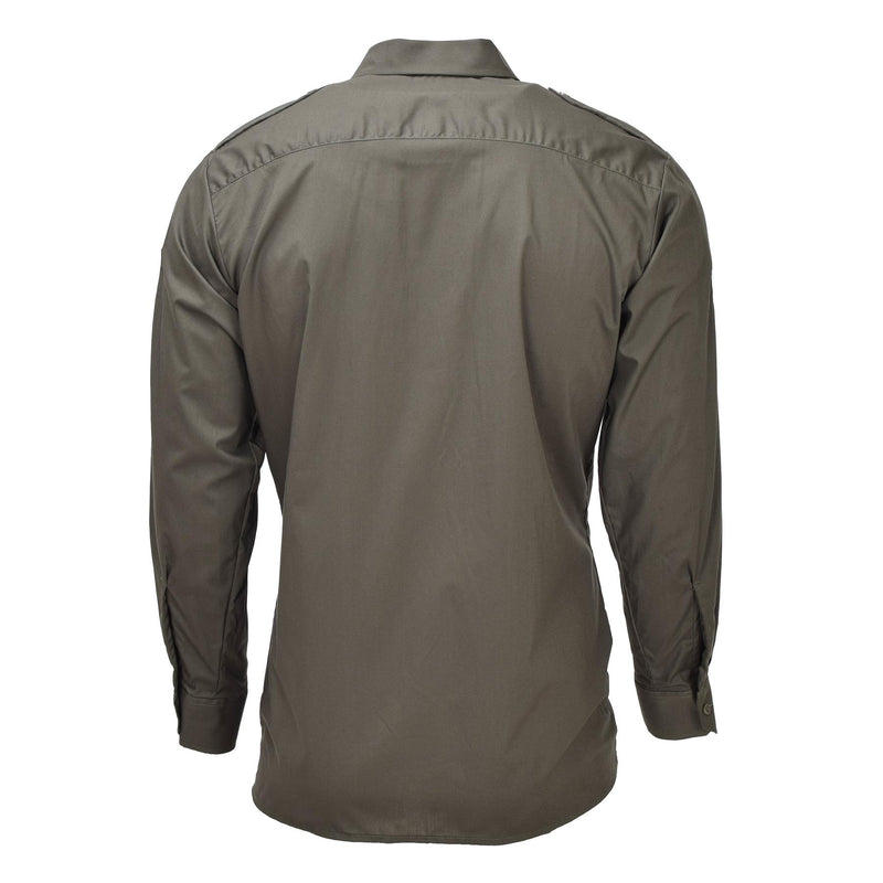 Camisas originales de servicio de campo de oliva militar austriaco Federal Ligero nuevo