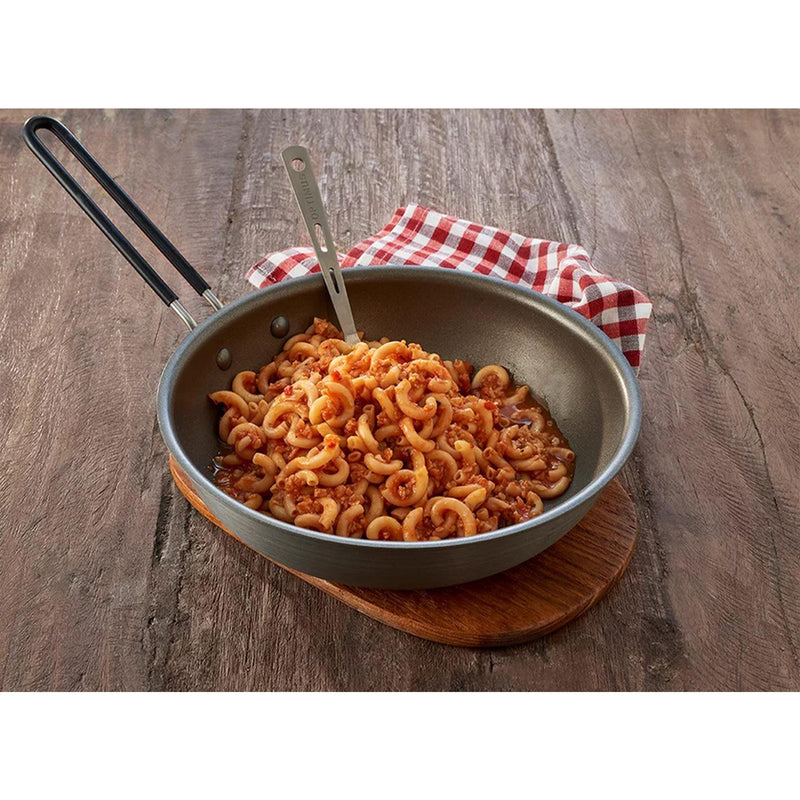 Trek'n comer comida vegetariana fideos boloñeses para acampar comida de supervivencia al aire libre