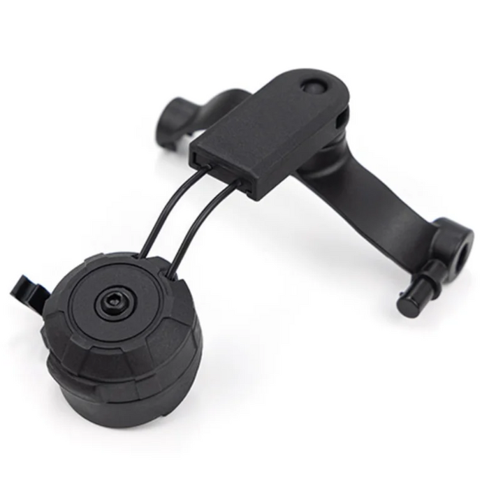 Earmor M19C ARC Rail Kit de adaptador de casco para auriculares M31 M32 PLUS, negro