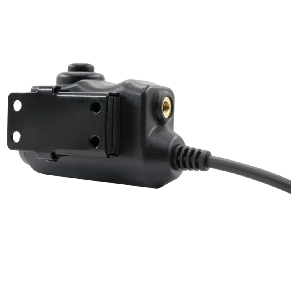 Earmor M52-KEN PTT Adaptador Kenwood Baofeng Radio Auriculares Tácticos Negro