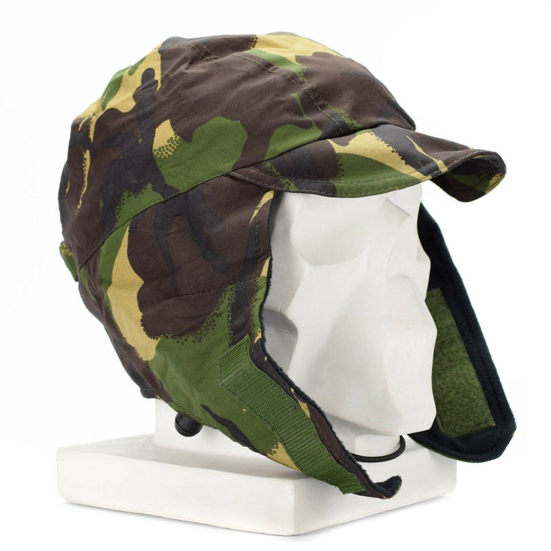 Genuino Ejército Británico DPM CAMO IMPRESION GORE TEX TAX TAX ENCENDIDO Sombrero de clima frío NUEVO