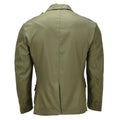 Chaqueta de trabajo original del ejército rumano Abrigo de campo militar con botones en la parte delantera Oliva