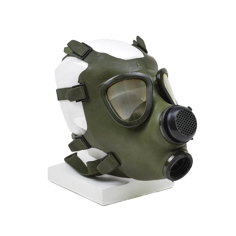 Máscara de gas rumana M74 Full Full Full NBC Respirator Vintage Olive Military Excedente