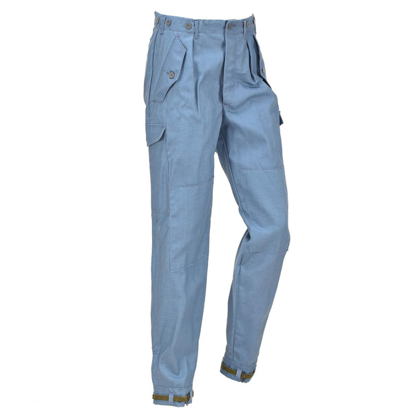 Pantalones de trabajo militar sueco genuino M59 Cargo Reforzados Pantalones de trabajo NUEVO
