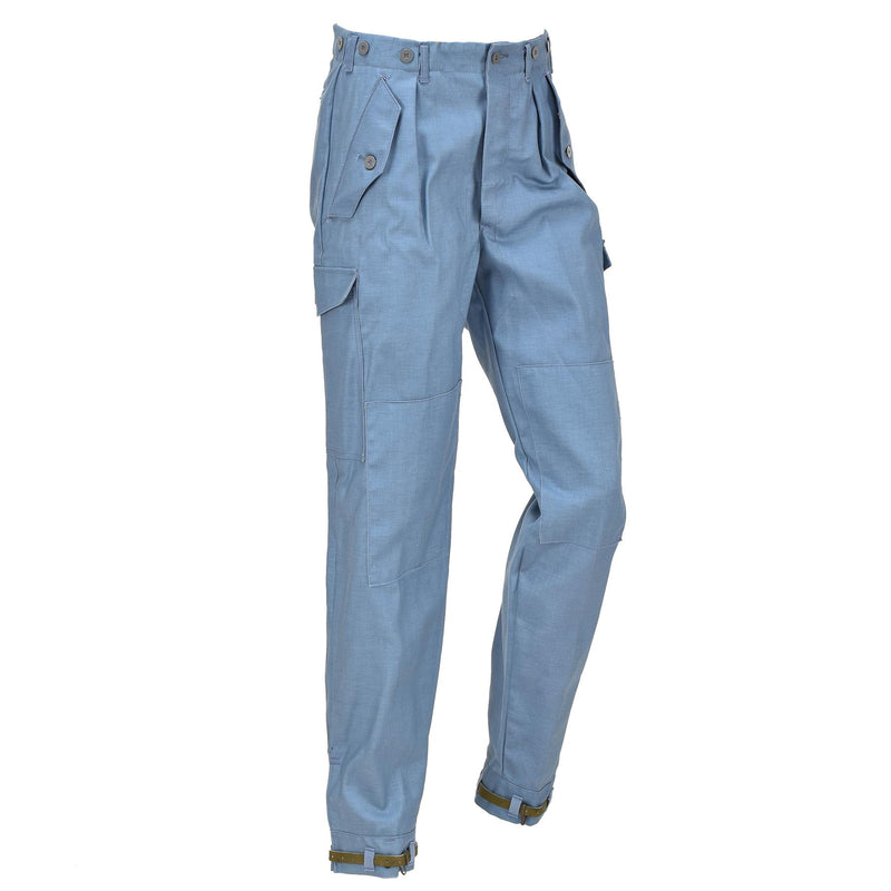 Pantalones de trabajo militar sueco genuino M59 Cargo Reforzados Pantalones de trabajo NUEVO
