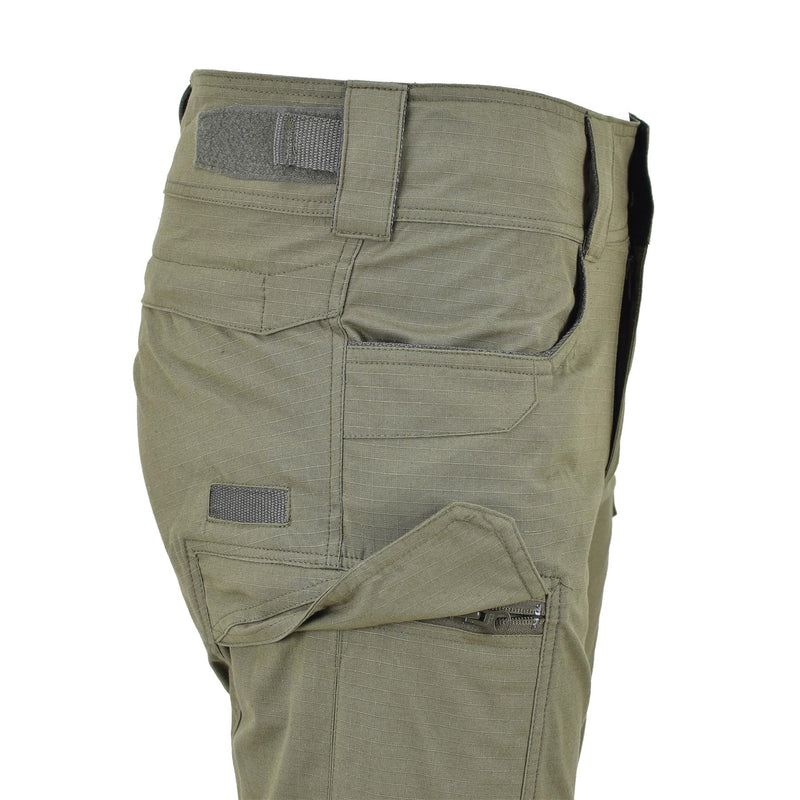 Marca MFH Pantalones cortos de estilo militar Bermudas Sturdy Cotton Ripstop Uniforme de oliva Nuevo