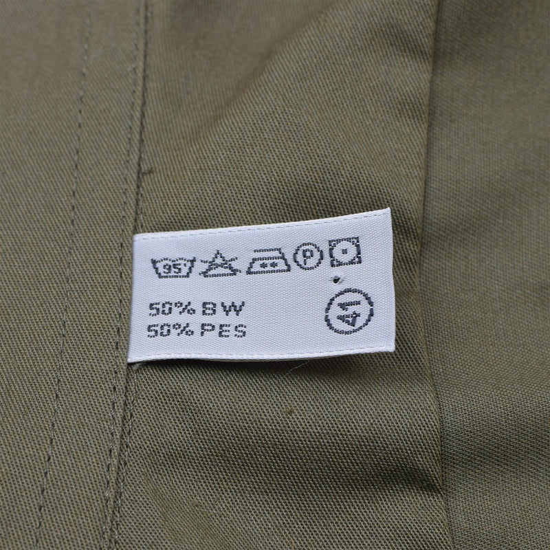 Camisa del ejército austriaco original M65 Combate Ligero de manga corta Olive Bdu NUEVO