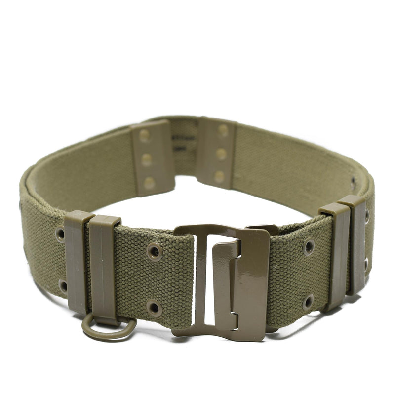 Táctico del ejército francés Corriente de combate de servicio pesado ajustable de color caqui Cinturón de cintura nuevo