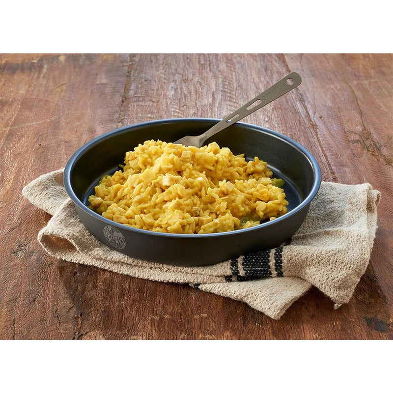 Trek'n comer comida principal pollo en arroz curry deshidratado de alimentos para acampar caminata