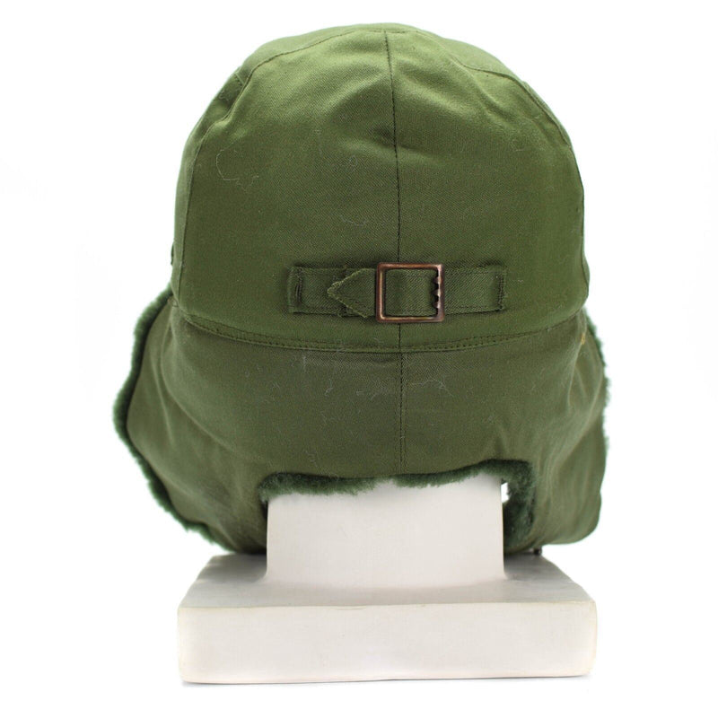 Original sueco del ejército militar de Suecia Invierno M59 Combate Campo Cape Hat Nuevo
