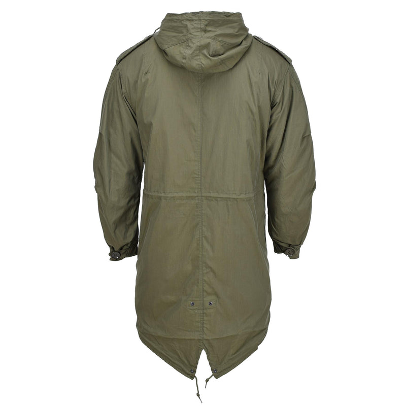 MIL-TEC Estilo militar de EE. UU. M51 Parka encapuchada Liner desmontable Olive New
