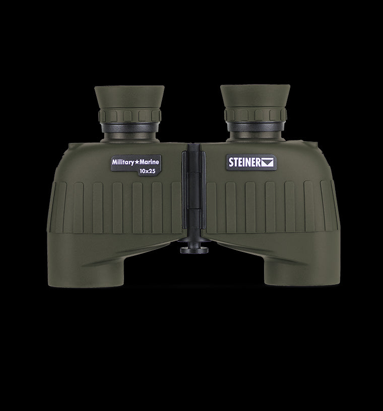 Steiner binoculars marine militar 10x25 oliva óptica de caza de enfoque automático resistente