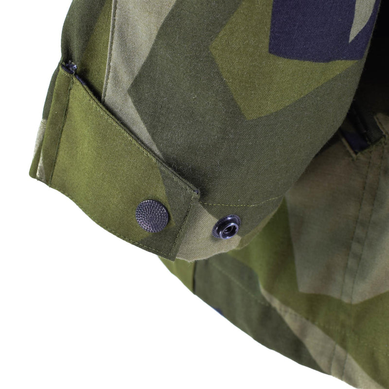 NUEVO Tropas de campo de campo de camuflaje de la chaqueta del ejército sueco sueco