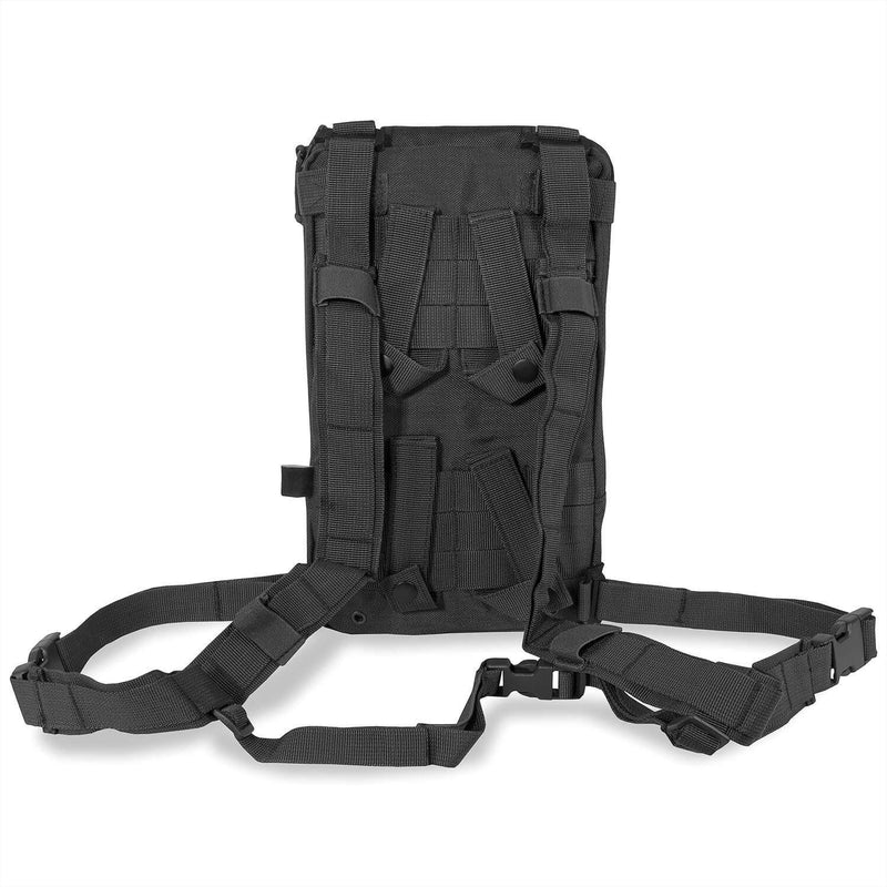 A.Blochl TF2 Pack de hidratación 1.5 litros de senderismo Mochila de agua Molle Tipo negro