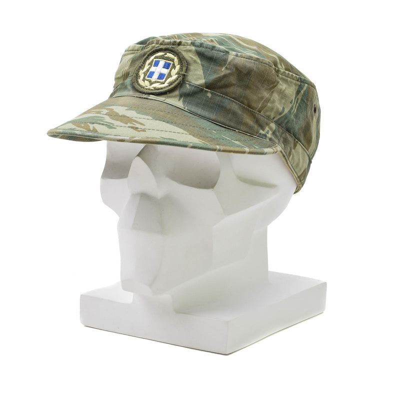 Tropas de campo del ejército griego original Cap Lagarto CAMO Capa de verano militar ligera