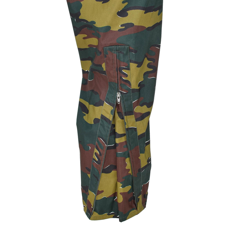 Pantalones impermeables militares belgas originales camuflaje de camuflaje seyntex pantalones de lluvia