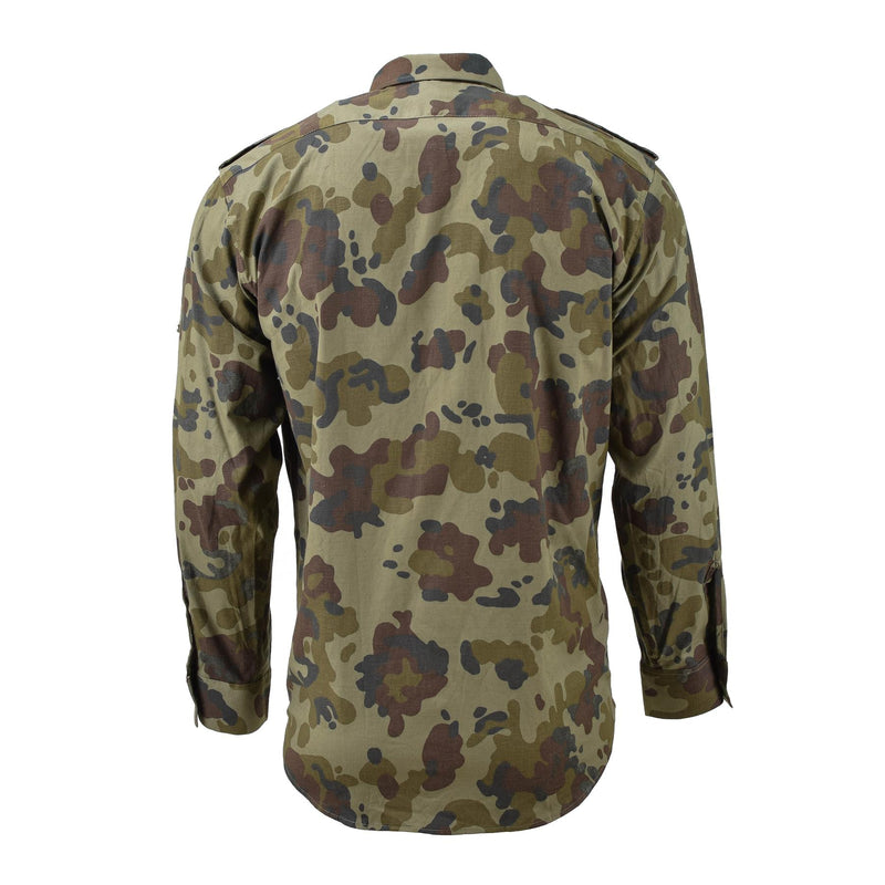 Camisas militares rumanas originales Uniformes de campo liviano M94 Mozaic Camo