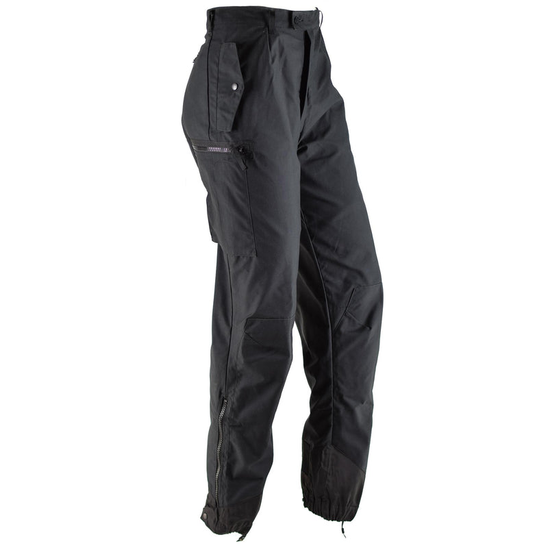 Pantalones del ejército sueco original M90 pantalones de combate de campo negro BDU NUEVO