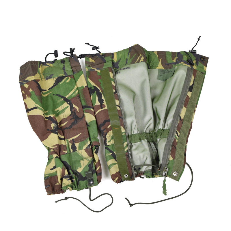 Pasadores de camuflaje del ejército británico original de camuflaje DPM tamaño impermeable