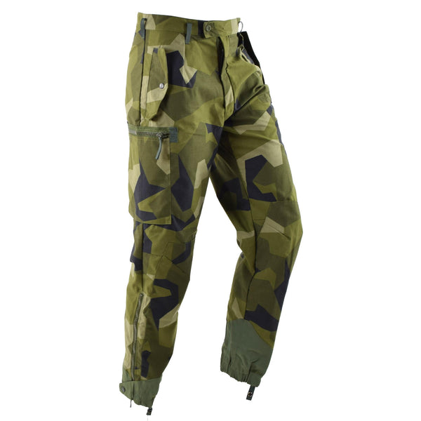 Pantalones militares suecos M90 Splinter Splinter Camuflaje Combate Combate Bdu Bdu